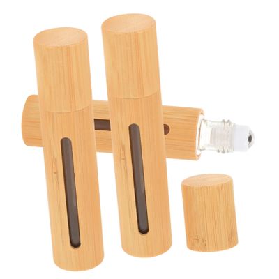 Didiseaon 3pcs Roller Bottles Refillable Perfume Containers for Travel Smooth Rolling Cosmetic Bottles Leakproof Design