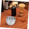 FOMIYES 2pcs Premium Stainless Steel Shaving Bowl Double Layer Shaving Cup for Men Durable Material for and Comfortable Experience Capacity view 4