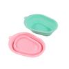 FOMIYES 2pcs Silicone Makeup Brush Cleaning Mat Flexible Easy Use Scrubber for Makeup Tools Compact Design Reusable Beauty Tool Cleaner Green Pink view 1