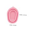 FOMIYES 2pcs Silicone Makeup Brush Cleaning Mat Flexible Easy Use Scrubber for Makeup Tools Compact Design Reusable Beauty Tool Cleaner Green Pink view 2