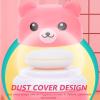 Didiseaon 2pcs Fluffy Makeup Pads Rounds Inspired Puff Box Powder Puff and Container Talcum Powder Case for Travel view 4