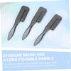 NOLITOY Eyelash Brow Grooming Tools 3pcs Folding Eyelash Combs Makeup Brush Set Perfect for Travel Home Salon Daily Use view 3