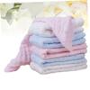 BESTonZON 6pcs Facecloth Pure Cotton Gauze Towels Soft Absorbent Handkerchiefs for Newborns for Feeding Pink view 3