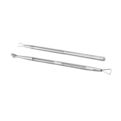 FOMIYES 3pcs Professional Stainless Steel Manicure Tool Set for Cuticle Care Nail Art