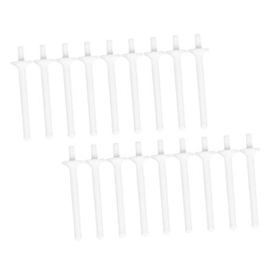 Ipetboom 60pcs Nostril Cleaning Wax Sticks Plastic Applicator Sticks Easy to Carry for Nose Hair Removal Safe for Skin