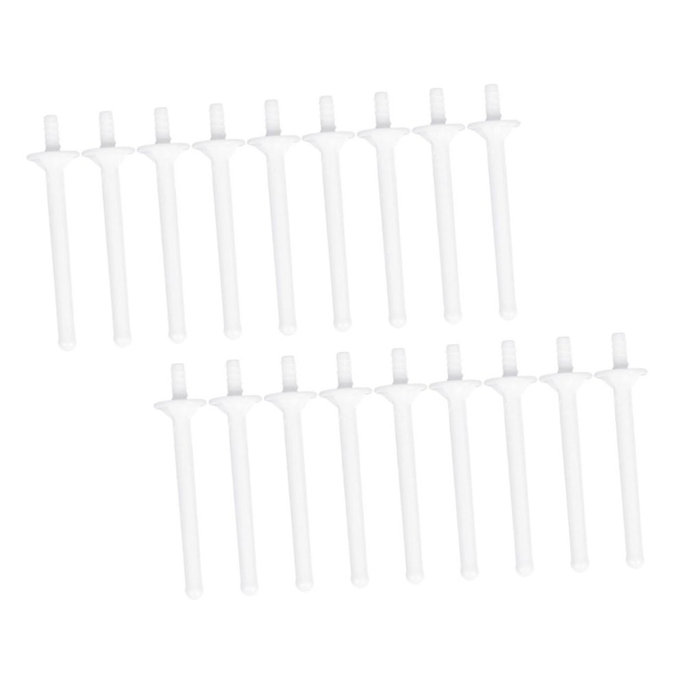 Ipetboom 60pcs Nostril Cleaning Wax Sticks Plastic Applicator Sticks Easy to Carry for Nose Hair Removal Safe for Skin