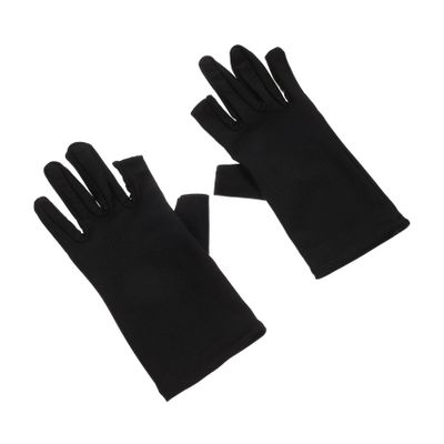 FOMIYES 1pair Uv Nail Gloves for Beauty Salon and Outdoor Use Breathable Lightweight Half-Finger Design for Hand from Rays for Gel Nails and Driving