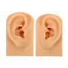 FOMIYES Silicone Fake Human Ear Model Ear Piercing Practice Tool Pinning Training Jewelry Display Stand view 1
