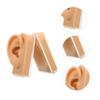 FOMIYES Silicone Fake Human Ear Model Ear Piercing Practice Tool Pinning Training Jewelry Display Stand view 3