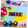 Didiseaon 4pcs Nail Art Display Stands Nail Art Practice Base for Salon Tip Holders Random Color view 2