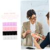 Didiseaon 4pcs Nail Art Display Stands Nail Art Practice Base for Salon Tip Holders Random Color view 3