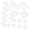 Alipis 16pcs Organizers for Storage Multi-functional Plastic Storage Boxes for Makeup Bathroom Essentials and Desk Accessories view 1