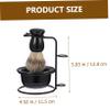 BIUDECO 1set Men's Beard Set Shaving Mug and Brush Set Shaving Bowl for Goatee Whiskers Accessory view 2