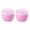 Baluue 2sets Boy Girl Talcum Powder Puff Soft Fluffy Powder After-bath Use Gentle Delicate Skin Travel-friendly Design for Newborns and Toddlers view 1