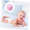 Baluue 2sets Boy Girl Talcum Powder Puff Soft Fluffy Powder After-bath Use Gentle Delicate Skin Travel-friendly Design for Newborns and Toddlers view 4