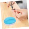 FOMIYES 2pcs Nail Cleaning Brushes Durable Material Nail Dust Scrubbers for Manicure Art Lightweight and Portable Handheld Brushes Nordic and Colors view 4