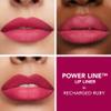 Buxom Power Line Plumping Lip Liner in Recharged Ruby + Power-Full Plumping Lip Balm in Big O view 2