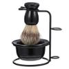 NULYLU Household Beard Brush with Shaving Bowl and Stand Professional Male Grooming Kit for Convenient Shaving Experience view 1