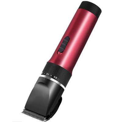 ZHYKLL Personal Pen Trimmer & Detailer for Hygienic Grooming with Rinseable, Interchangeable Heads for Eyebrows, Neckline, Nose, Ears, & Other Detailing(Red)