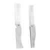 BIUDECO 2pcs Men's Grooming Kit Portable Folding Comb Beard Brush for Men Women Retractable Pocket Styling Tool Mini Stainless Steel Hair Tool view 1