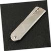 BIUDECO 2pcs Men's Grooming Kit Portable Folding Comb Beard Brush for Men Women Retractable Pocket Styling Tool Mini Stainless Steel Hair Tool view 4