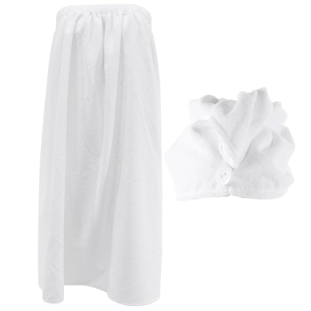 Healvian 1set Microfiber Turban Hair Towel Set Wrap Towel for Women Cloth Hair Wrap Extra Bath for Drying Comfortable Stylish Design