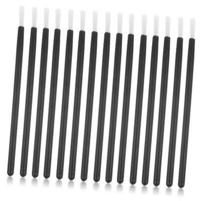 NULYLU 100pcs Disposable Lip Applicators Multi-function Nail and Lash Brushes Convenient Lip Gloss Wands for Makeup Easy to Carry for Girls and Women