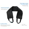 Didiseaon Self Tanning Lotion Applicator Set Bath Towel Back Scrubber Strip Flocking Material for Even Application view 3