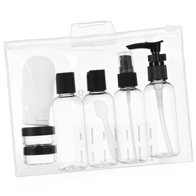FOYTOKI Travel Toiletry Face Cream Skin Care Leakproof Travel Bottles Pump Bottles Hand
