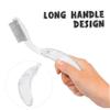 Baluue 2pcs Metal Eyelash Comb Reusable Eyebrow Comb Tool Professional Beauty Grooming for Eyelash Separation and Brow Shaping Portable Makeup Brushes view 3