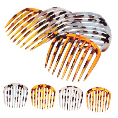 Ipetboom 8pcs Women's French Hair Combs Set Decorative Bun Combs for Wedding Side Hair Accessories