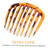 Ipetboom 8pcs Women's French Hair Combs Set Decorative Bun Combs for Wedding Side Hair Accessories view 2