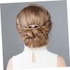 Ipetboom 8pcs Women's French Hair Combs Set Decorative Bun Combs for Wedding Side Hair Accessories view 4