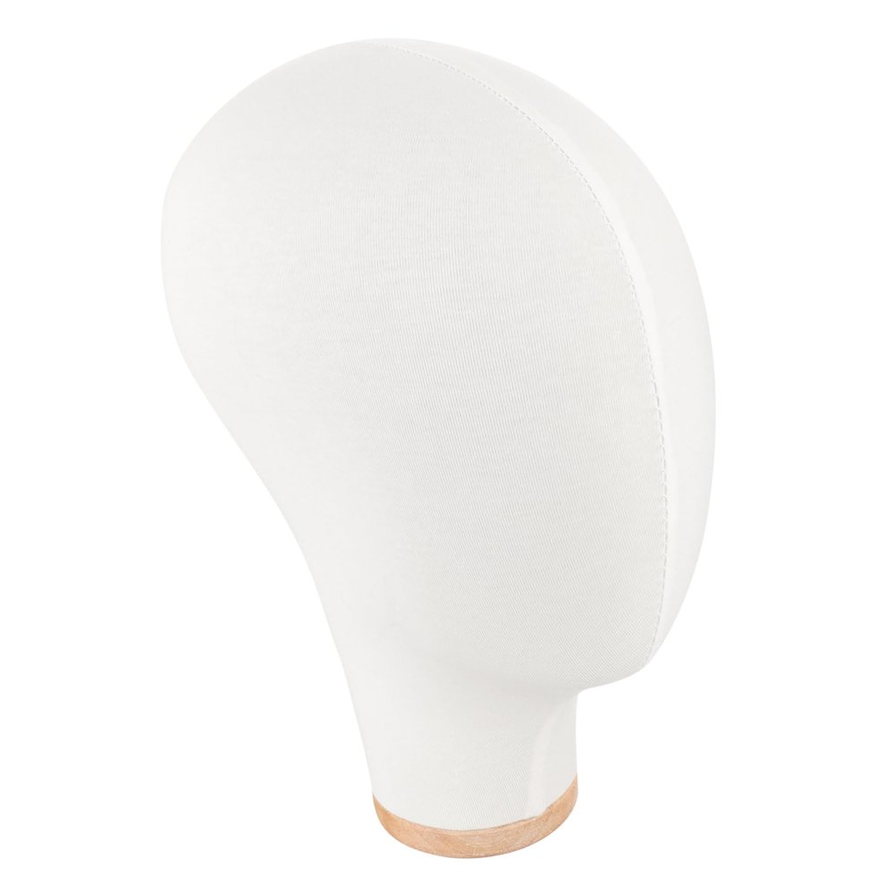 Didiseaon Mannequin Head Stand for Display Wig Hat Holder Durable Canvas Model Head for Styling Drying and Showcase