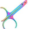 Didiseaon 2pcs Round Tip Nose Hair Scissors for Men Beard and Eyebrow Trimming Tools Durable Grooming Shears for Home Use for Personal Care view 3