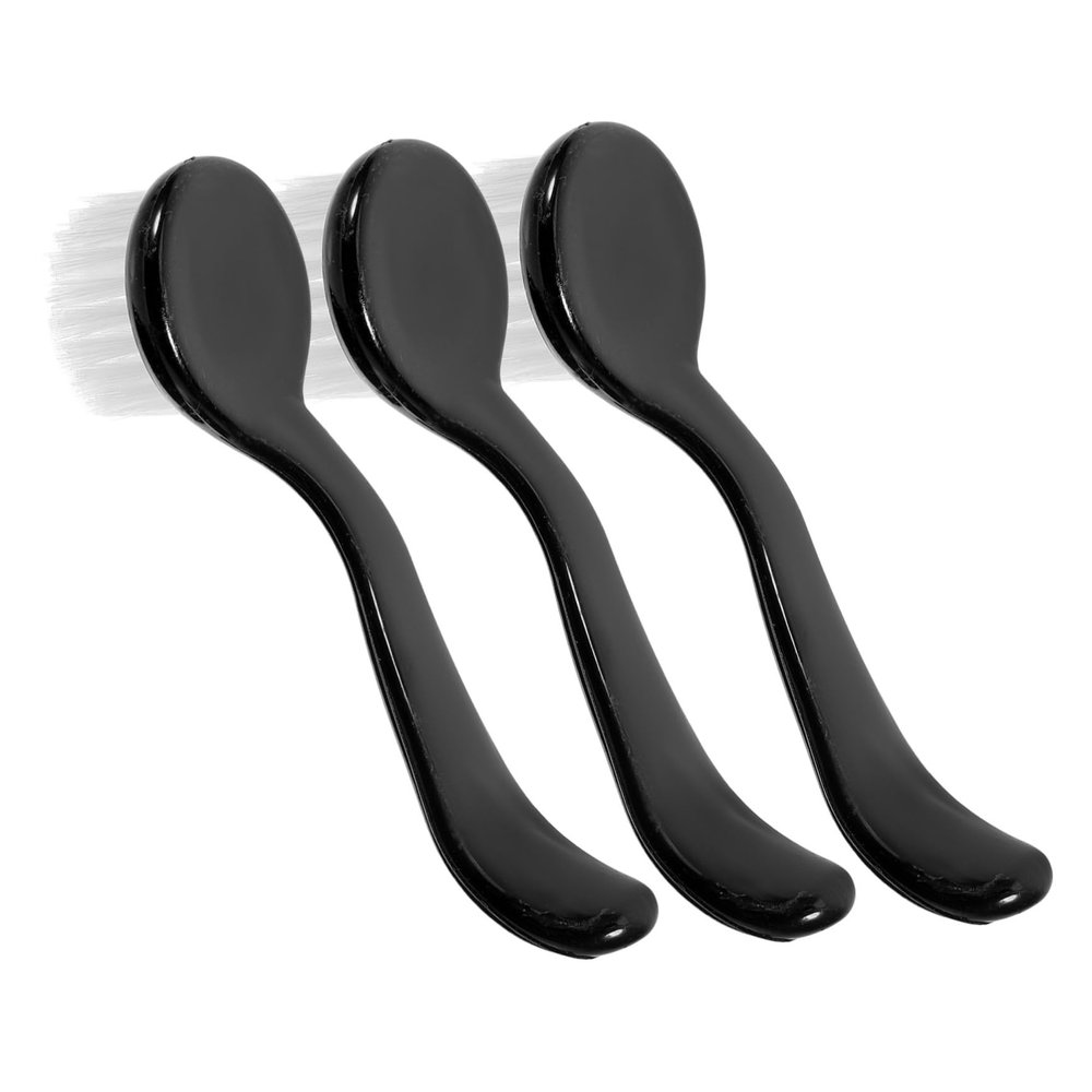 HAPINARY 3pcs Facial Cleansing Brush Manual Exfoliating Tool for Portable and Lightweight for Home Travel Use Gentle Skin Durable Design