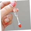 FOMIYES Makeup Kit 4 Pack Lip Brush Applicators Silicone Lip Makeup Tool Set Reusable for Lipstick Eye Shadow view 4