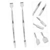 FOMIYES Pore Cleaner Tool Remover Tool Facial Extraction Spatula Stainless Steel Beauty Tool Set view 2