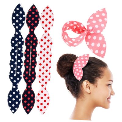 SKISUNO 4pcs Hair Bun Makers Twisted Bun Rollers for Effortless Messy Updos Versatile Styling Tools Colors for Hair Types