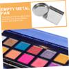 TOVINANNA 30pcs Empty Metal Makeup Pans Aluminum Eyeshadow Palette for Cosmetics Blush and Concealer for Makeup Artists and Beauty Enthusiasts view 2