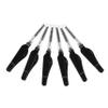 FRCOLOR 6pcs Eyebrow Brush Lash Comb Makeup Tool Folding Eyelash Combs for Brows Lashes Non-skid Handle for Salon Home Use view 1