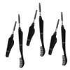 Didiseaon 6pcs Foldable Eyebrow Brush and Eyelash Comb Dual-head Makeup Tool for Grooming for Daily Use Black view 1