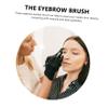 Didiseaon 6pcs Foldable Eyebrow Brush and Eyelash Comb Dual-head Makeup Tool for Grooming for Daily Use Black view 4