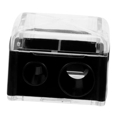 FOMIYES Double Hole Pencil Sharpener Eyebrow Lip Liner Eyeliner Sharpener for Women