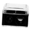 FOMIYES Double Hole Pencil Sharpener Eyebrow Lip Liner Eyeliner Sharpener for Women view 1