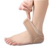 Didiseaon 2pairs Moisturizing Heel Socks for Cracked Elastic Gel Heel Protectors for Men and Women Breathable and Washable Skin Tone view 2