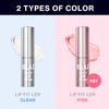 ID.AZ Face Fit Lip Fit-Ler Duo  Clear & Pink Lip Plumpers with Maxi-Lip Formula for Hydrated, Glossy Lips, Enhanced Volume, and Smoother Texture  Peptide-Enriched for a Youthful, Plump Finish view 2