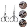 Healeved Men's Eyebrow Trimmer Nife Scissors Precision Eyebrow Trimmer Kit Sharp Round Tips Sturdy Stainless Steel view 3