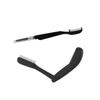 FRCOLOR 2pcs Eyebrow Combs Set Brush for Women Gentle Stainless Steel Plastic Handle Folding Design view 2