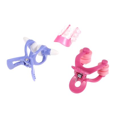 FOMIYES 3pcs Nose Roller Massager Set Nose Shaper Clips for Women Portable Beauty Tool to Use for Home Office